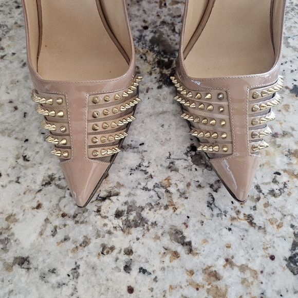 Christian Louboutin Bareta 120 Patent Pumps - Picture 5 of 13